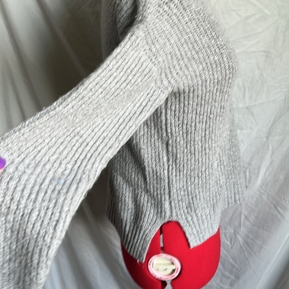 SM312 Olive + oak chunky knit sweater - Picture 4 of 6